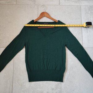 Banana Republic 100% Merino Wool V-neck Sweater